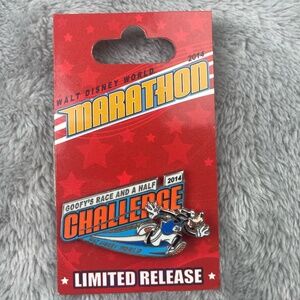 RunDisney Limited Edition 2014 Goofy Challenge Marathon Trading Pin BRAND NEW